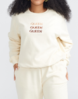 3 QUEEN Crew Neck Jogger Set