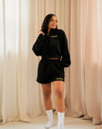 BLACK QUEEN Pullover SHORT Set