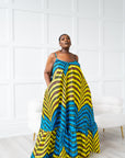 RIYIKE African print Summer Maxi dress