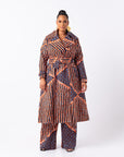 FIMI African Print Trench Jacket