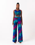 ZURI African Print high waist trousers ( 3 LENGTH)