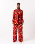 AFE African Print high waist trousers (3 LENGTH)