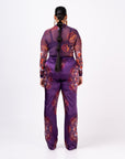 ENANG PURPLE HIGH WAIST PANTS (STRAIGHT LEG)