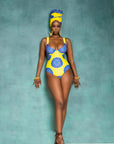 ENANG YELLOW one-piece swimsuit