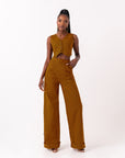 AGBANI African Print high waist trousers (3 LENGTH)