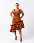 RITA African Print Crop Top