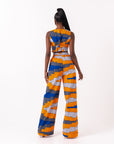 SOMIE African Print high waist trousers ( 3 LENGTH)