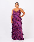 AMINAH RUFFLE MAXI DRESS