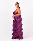 AMINAH RUFFLE MAXI DRESS