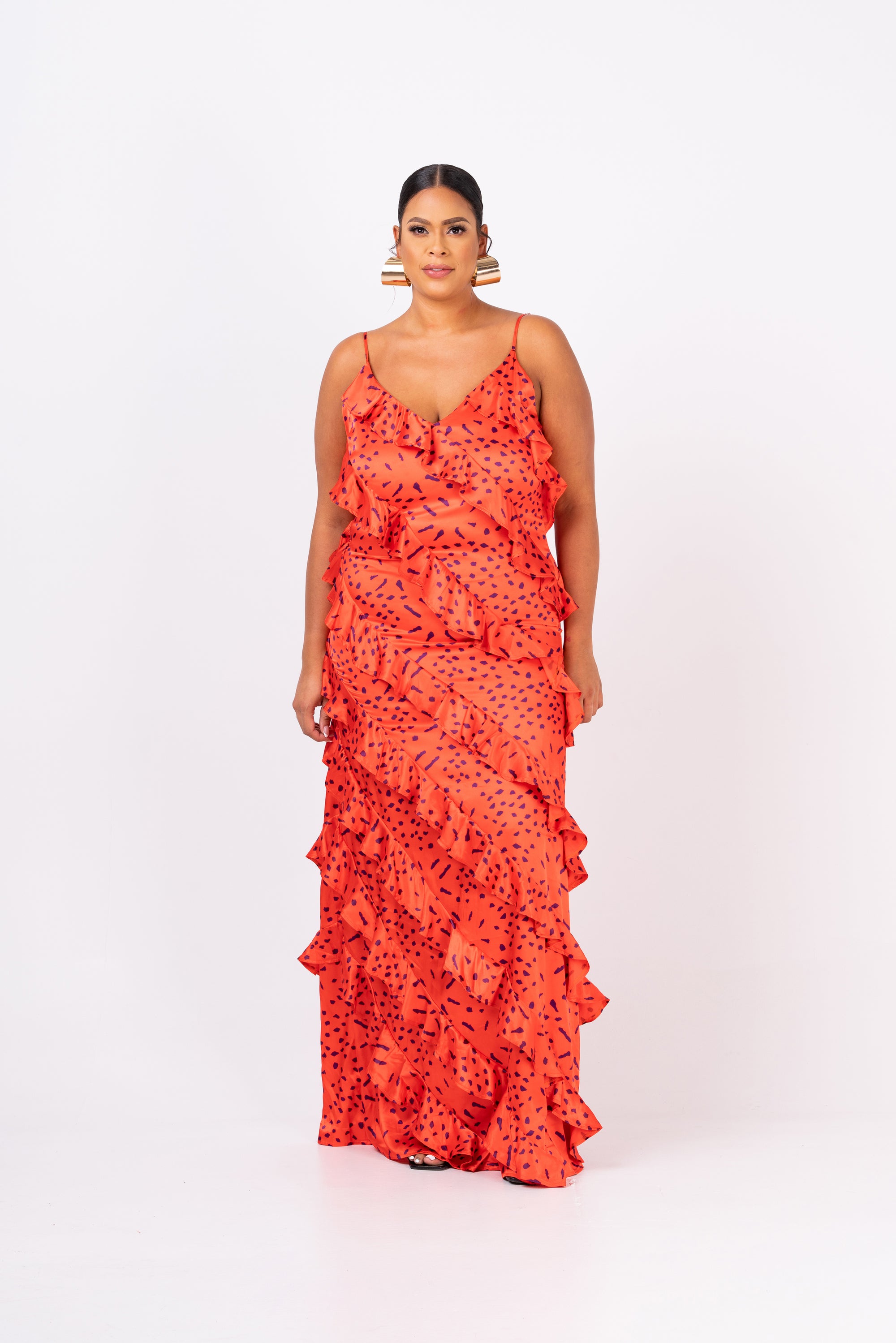 SAMIAH RUFFLE MAXI DRESS