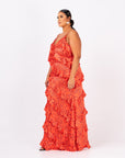 SAMIAH RUFFLE MAXI DRESS