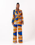 SOMIE African Print high waist trousers ( 3 LENGTH)