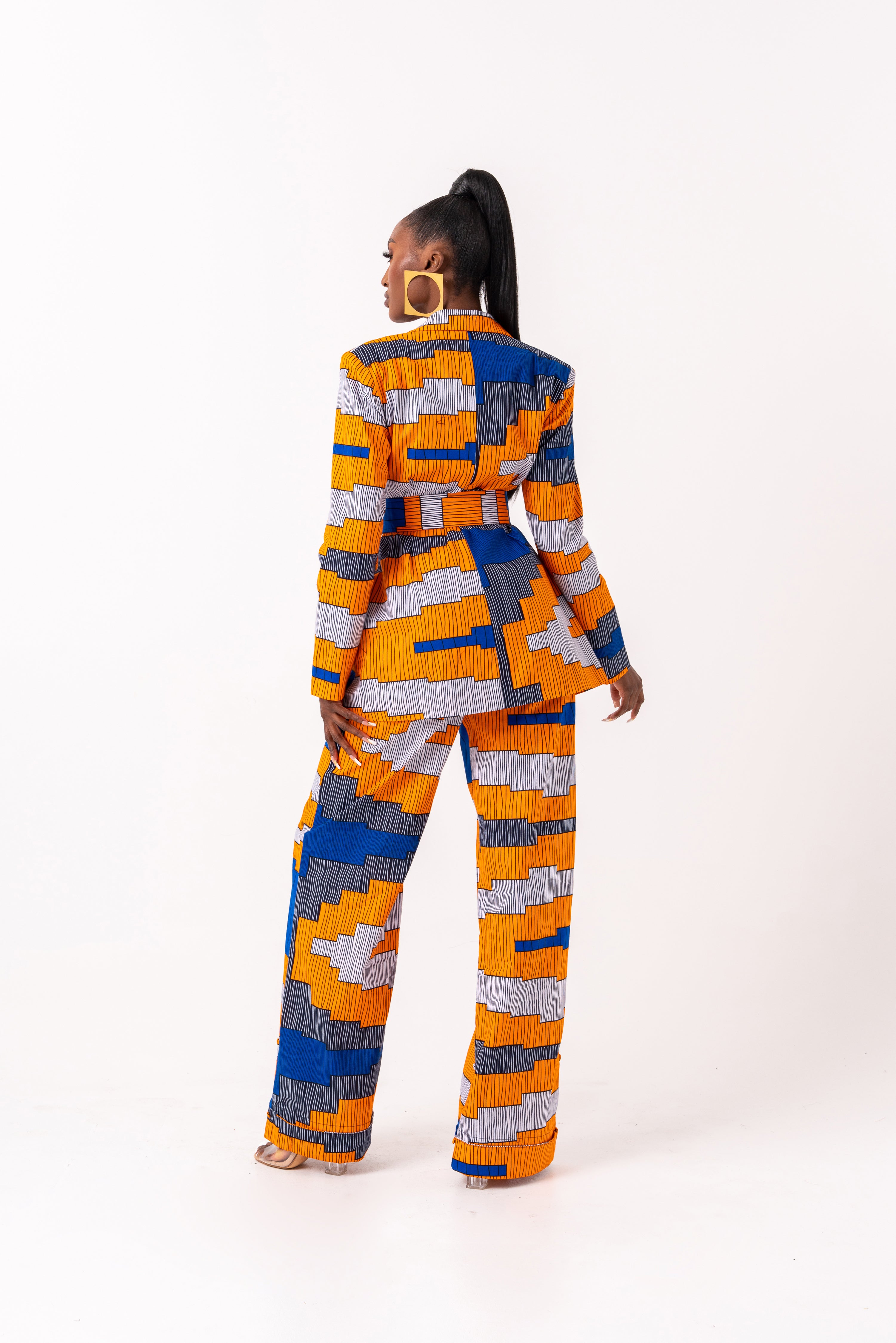 SOMIE African print Pantsuit BLAZER