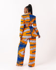 SOMIE African Print high waist trousers ( 3 LENGTH)