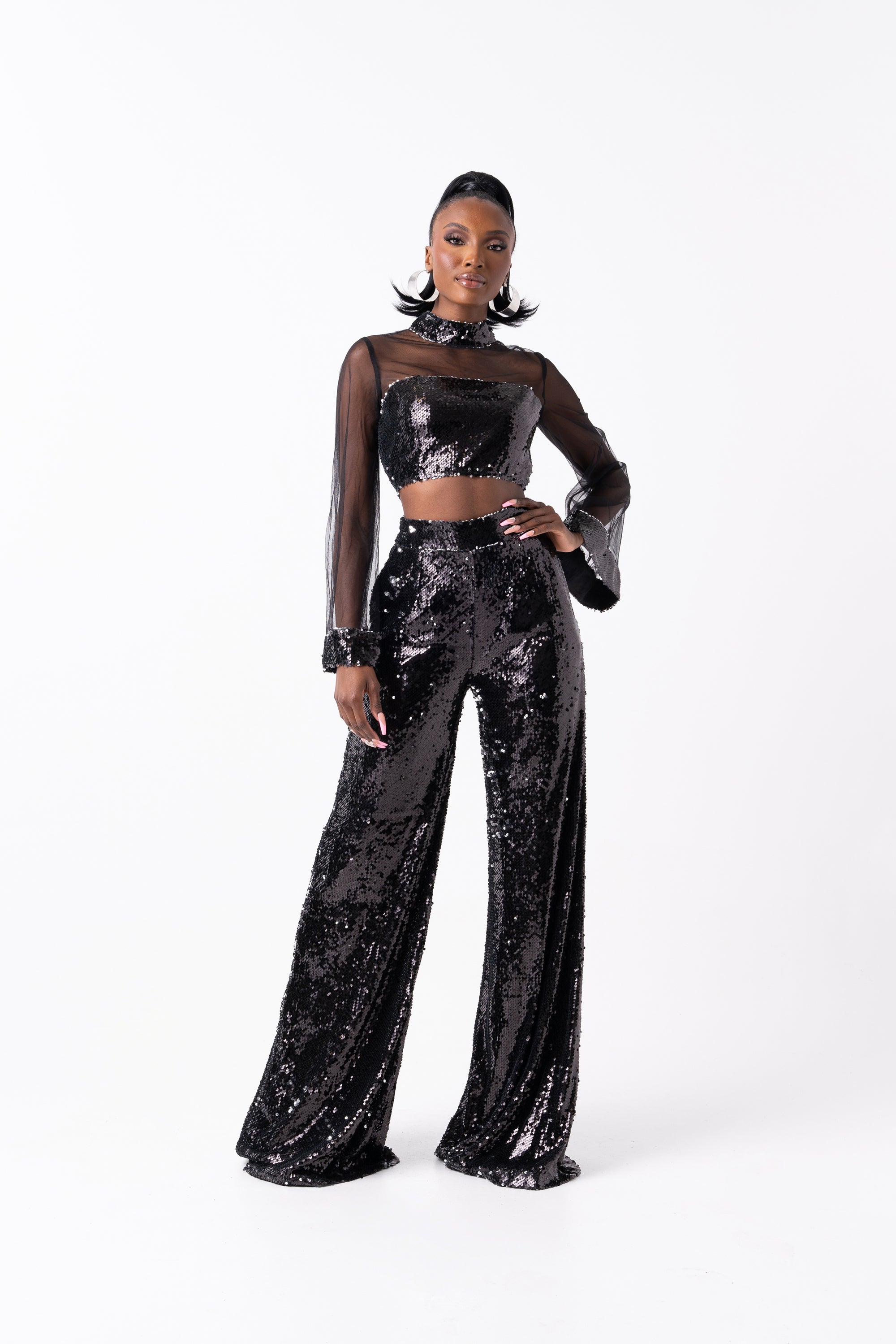 ONYX Sequin Pant Set