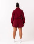 BURGUNDY QUEEN  Pullover SHORT Set