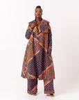 FIMI African Print Trench Jacket