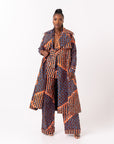 FIMI African Print Trench Jacket