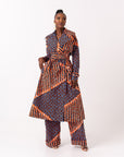 FIMI African Print Trench Jacket