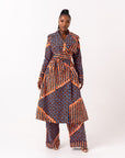 FIMI African Print Trench Jacket