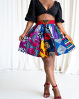 NANA PATCHWORK Mini Skirt