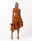 RITA African Print Crop Top