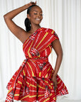 AFE African Print Flair Mini Infinity dress