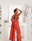 AFE African print infinity jumpsuit (3 LENGTH)