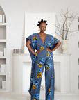 IKE African print infinity jumpsuit (3 LENGTH)