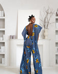 IKE African print infinity jumpsuit (3 LENGTH)