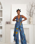 IKE African print infinity jumpsuit (3 LENGTH)