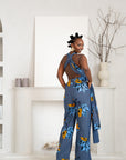 IKE African print infinity jumpsuit (3 LENGTH)