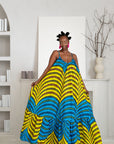 RIYIKE African print Summer Maxi dress