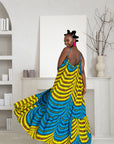 RIYIKE African print Summer Maxi dress