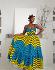 RIYIKE African print Summer Maxi dress