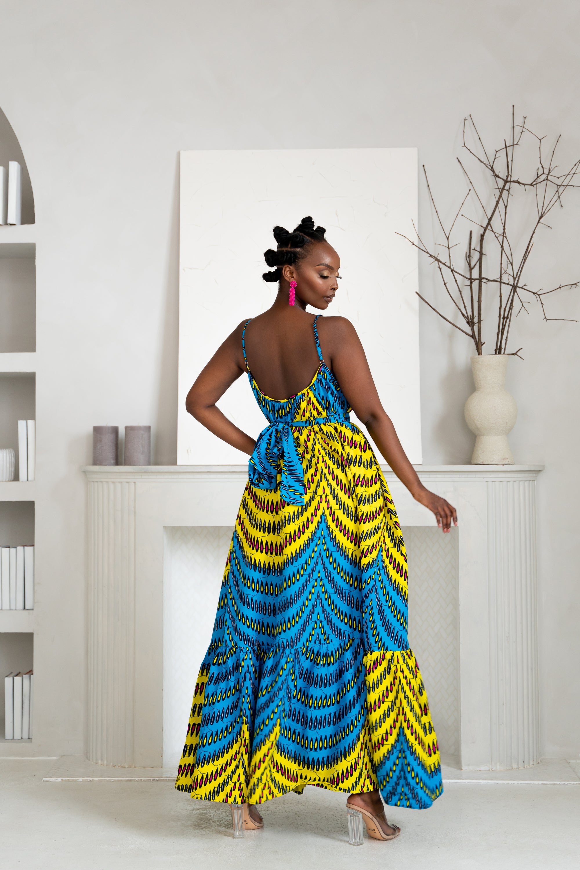 RIYIKE African print Summer Maxi dress