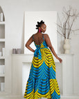 RIYIKE African print Summer Maxi dress