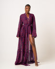 AMINAH LONG SLEEVE CHIFFON KIMONO