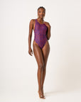 AMINAH ROUND NECK ONE PIECE SWIMSUIT