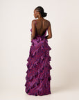 AMINAH RUFFLE MAXI DRESS