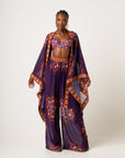 ENANG PURPLE CHIFFON PANTS