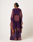 ENANG PURPLE CHIFFON PANTS