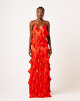 SAMIAH RUFFLE MAXI DRESS