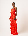 SAMIAH RUFFLE MAXI DRESS