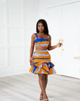 SOMIE African Print Crop Top