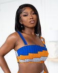 SOMIE African Print Crop Top