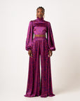 AMINAH WIDE LEG PANTS