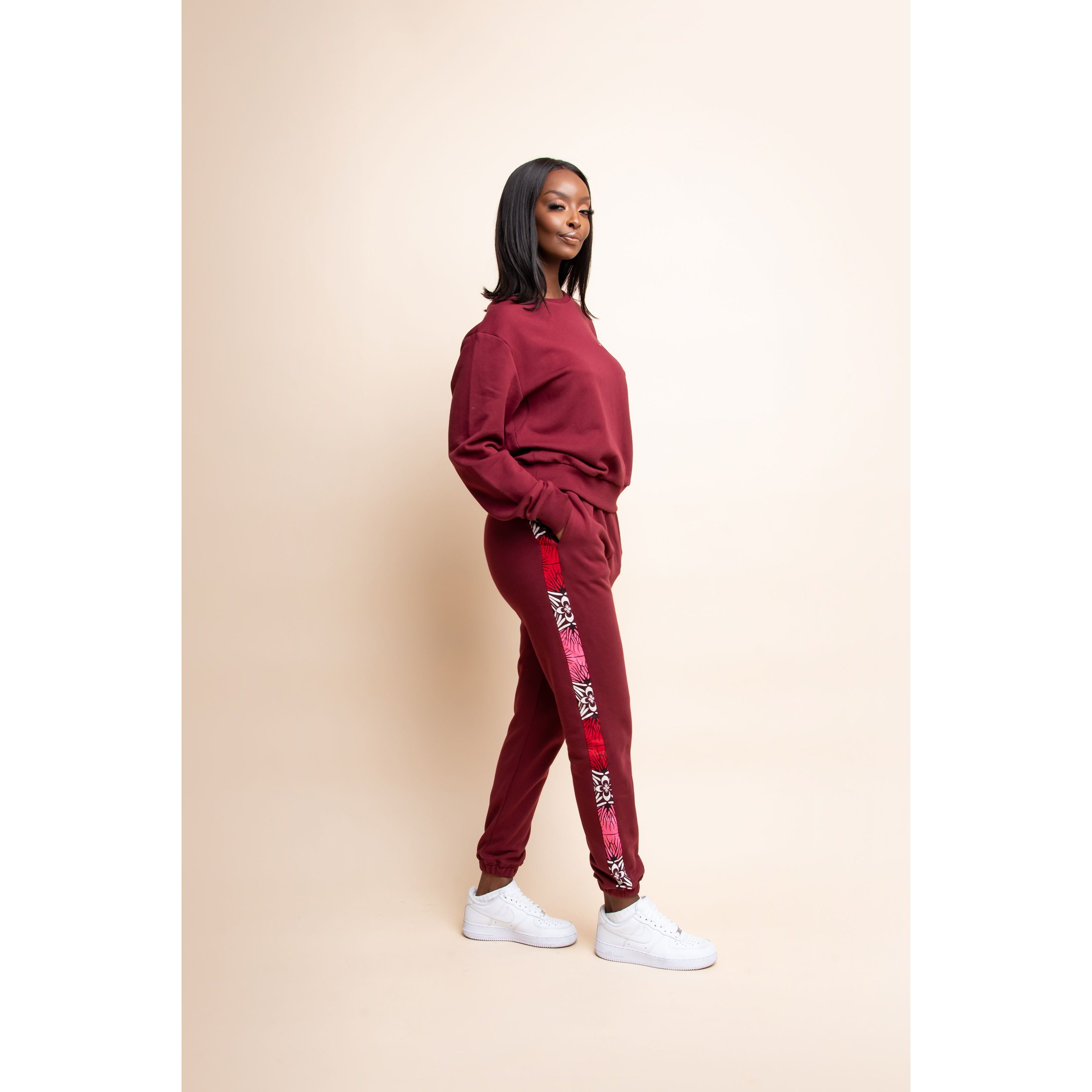 MAROON Jogger PANTS – OFUURE