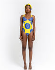 ENANG YELLOW one-piece swimsuit