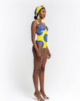 ENANG YELLOW one-piece swimsuit